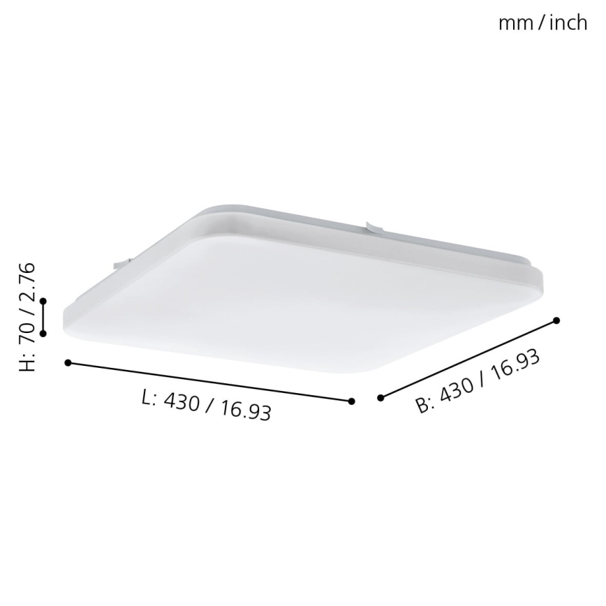 Eglo - LED Deckenleuchte LED/33,5W/230V