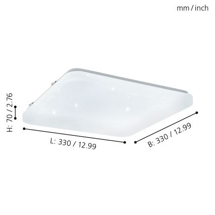 Eglo - LED-Deckenleuchte LED/14,6W/230V