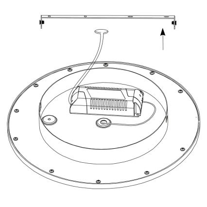 Eglo - LED Deckenleuchte SARSINA-C LED/16W/230V