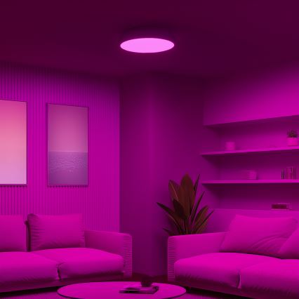 Eglo 98045 - RGB-LED dimmbare Deckenleuchte RIODEVA-C LED/27W/230V