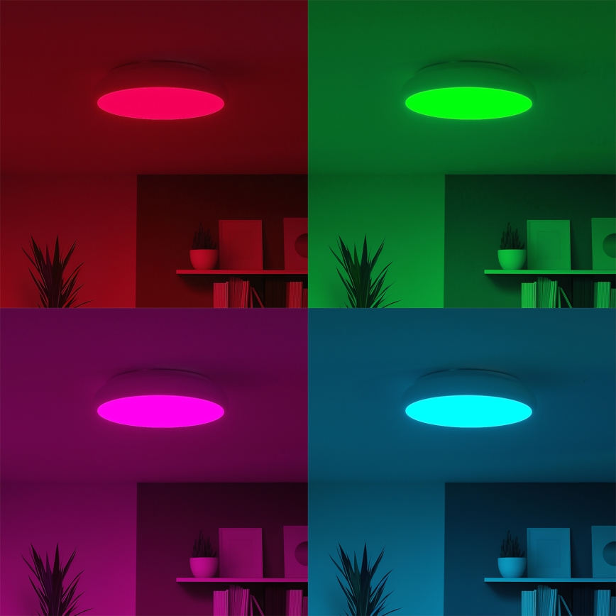 Eglo 98045 - RGB-LED dimmbare Deckenleuchte RIODEVA-C LED/27W/230V