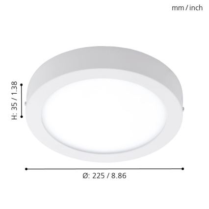 Eglo 98171 - Dimmbare LED-Außenleuchte ARGOLIS-C LED/16,5W/230V IP44
