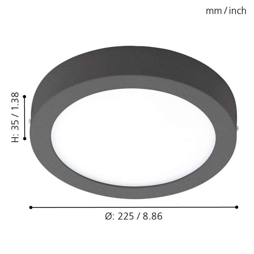 Eglo - LED dimmbares Außenleuchte ARGOLIS-C LED/16,5W/230V IP44