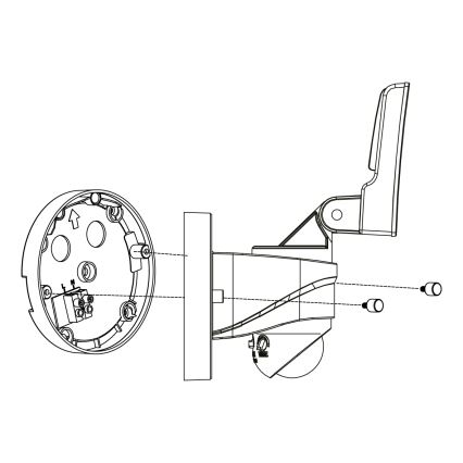 Eglo - LED Außenleuchte mit Sensor LED/15W/230V IP44