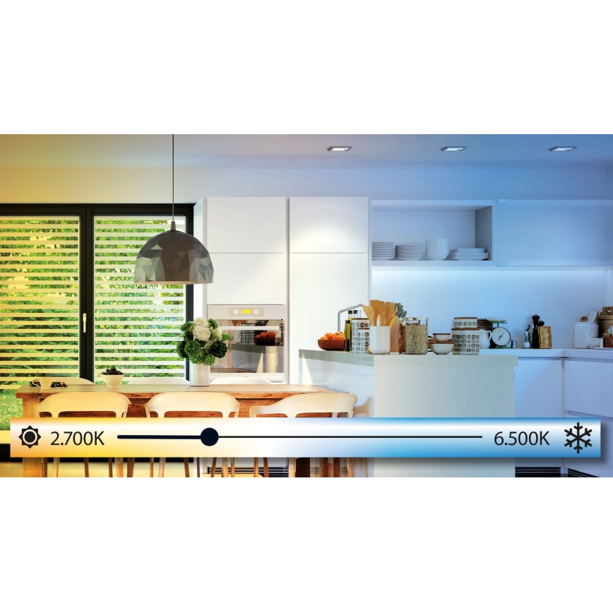Eglo – Dimmbare LED-Deckenleuchte LED/19,5W/230V + Fernbedienung