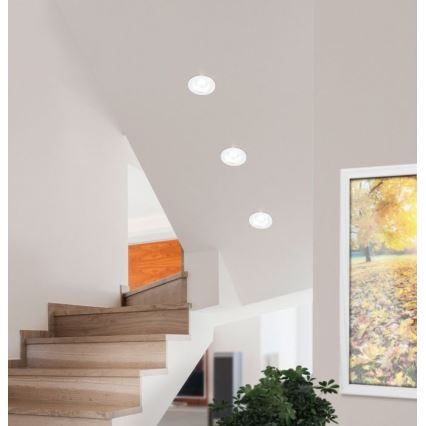 Eglo - LED-Badezimmer-Deckeneinbauleuchte LED/6W/230V IP44