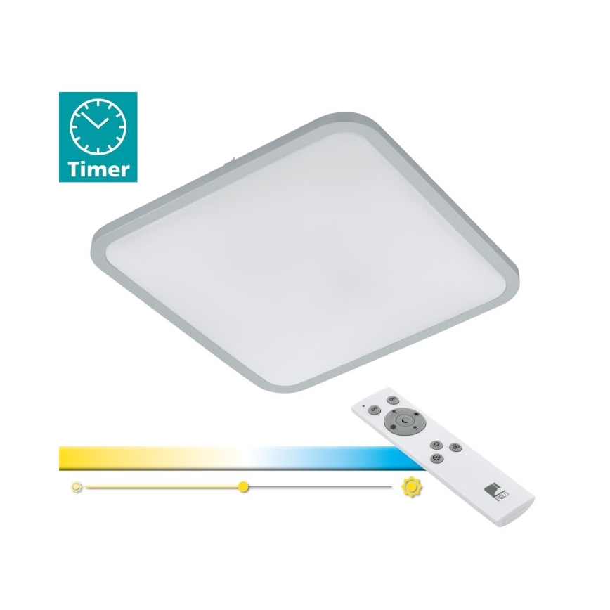 Eglo 98258 - dimmbare LED-Deckenleuchte COGOLETO LED/30W/230V + Fernbedienung