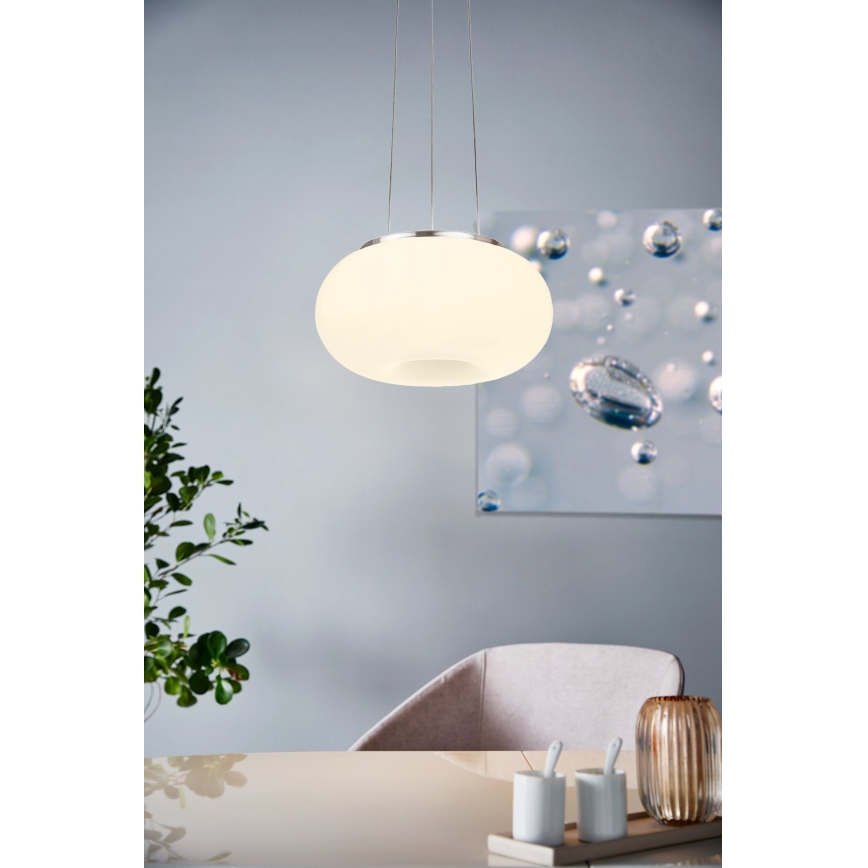 Eglo - LED RGB dimmbare Hängeleuchte an Seil OPTICA-C LED/21W/230V Ø 37,5 cm