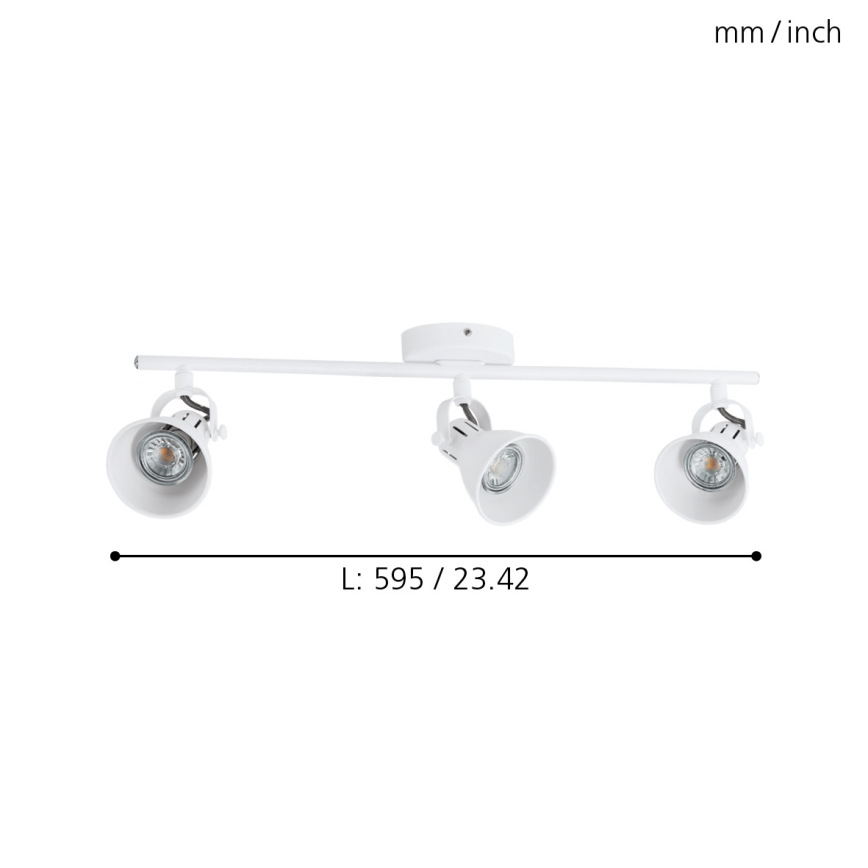 Eglo - LED Spotlight 3xGU10/3,3W/230V
