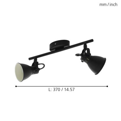 Eglo - LED Spotlight 2xGU10/3,3W/230V