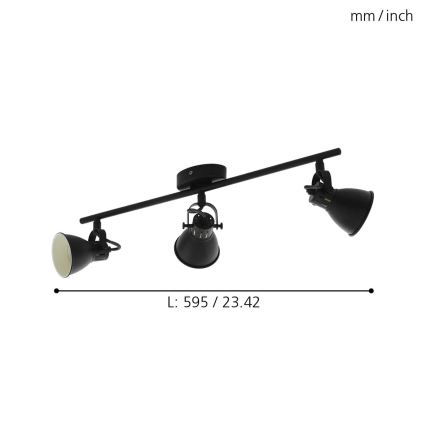 Eglo - LED Spotlight 3xGU10/3,3W/230V