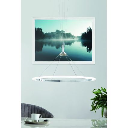 Eglo - Dimmbare Hängeleuchte (LED RGB) HORNITOS-C LED/37W/230V + Fernbedienung