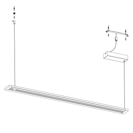 Eglo - LED Hängeleuchte LED/27W/230V