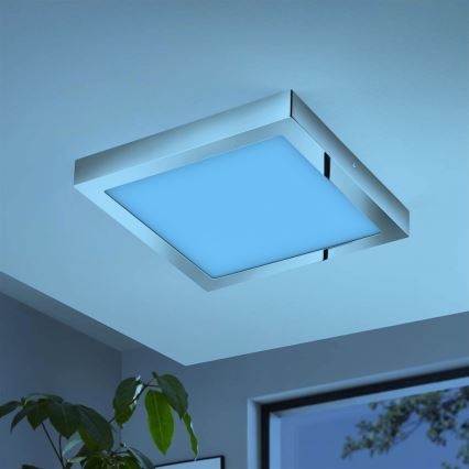 Eglo - LED RGBW dimmbare Deckenleuchte FUEVA-C LED/21W/230V Bluetooth IP44