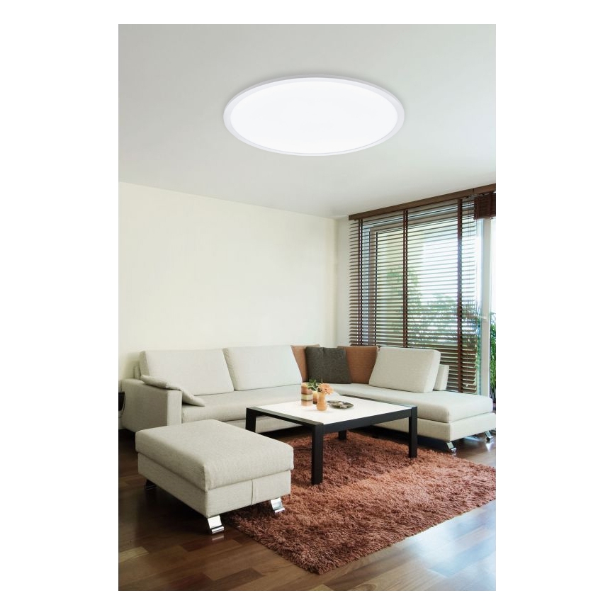 Eglo - LED Dimmbare Deckenleuchte RGB SARSINA-C LED/45W/230V + Fernbedienung