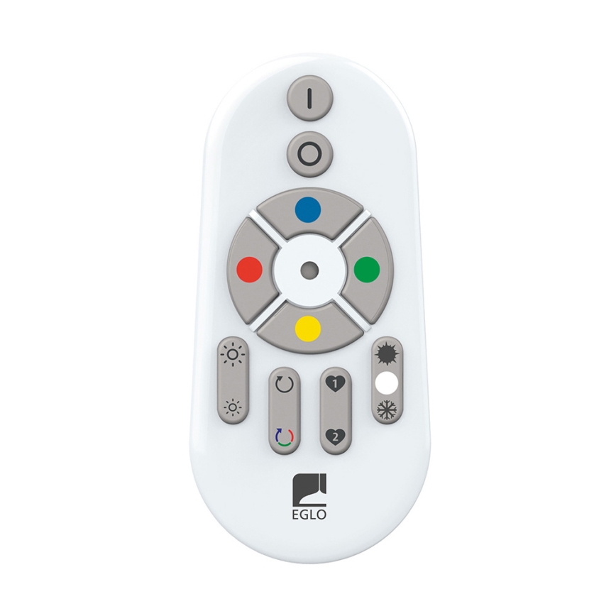 Eglo - LED Dimmbare Deckenleuchte RGB SARSINA-C LED/45W/230V + Fernbedienung