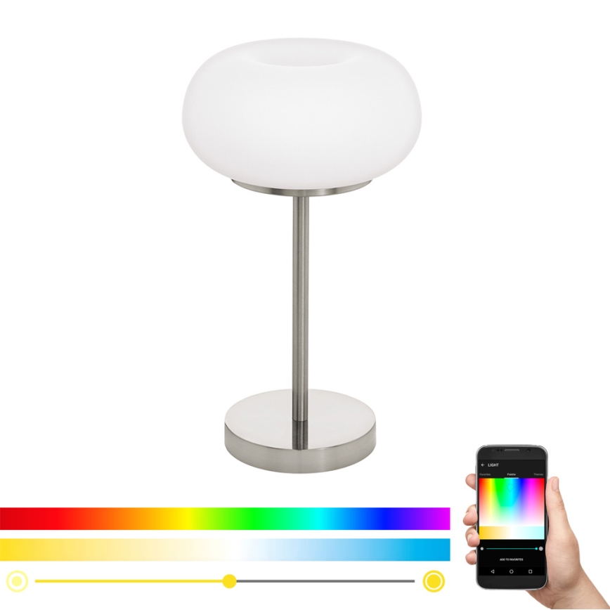 Eglo - LED RGB dimmbare Tischlampe OPTICA-C LED/16W/230V Ø 27,5 cm