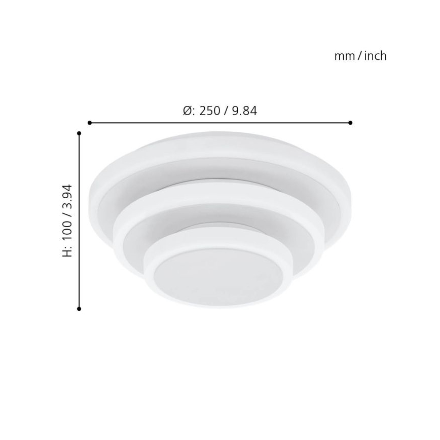Eglo - LED Deckenleuchte LED/11,4W/230V + LED/8,6W + LED/5,4W