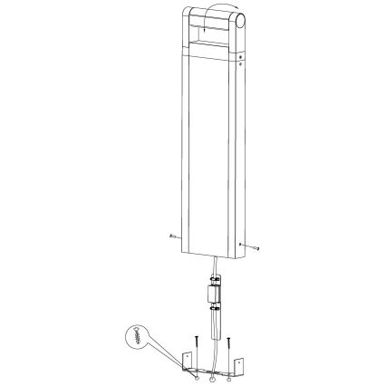 Eglo - LED Auβenlampe LED/4,8W/230V IP44