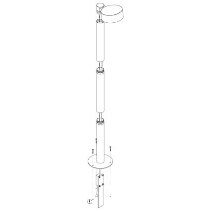 Eglo - LED Außenlampe LED/6W/230V IP44