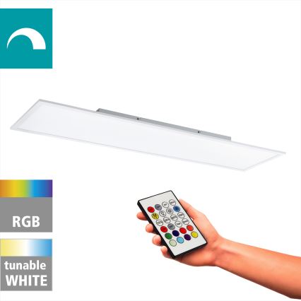 Eglo - Dimmbare RGBW-Deckenleuchte LED/32,5W/230V 2700-6500K 120x30 cm + Fernbedienung