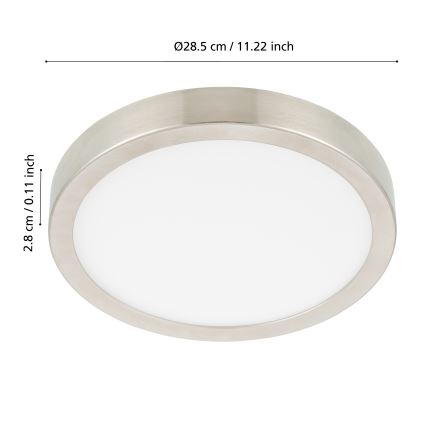 Eglo - Dimmbare LED-Deckenleuchte für Badezimmer LED/19,5W/230V 2700-6500K IP44 ZigBee