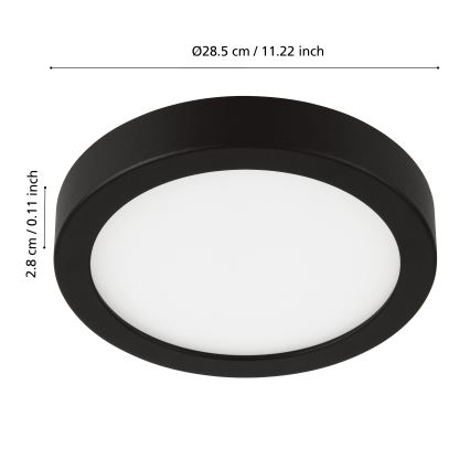 Eglo - Dimmbare LED-Badezimmerleuchte LED/19,5W/230V IP44 ZigBee