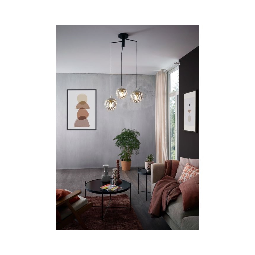 Eglo - Hängeleuchte 3xE27/60W/230V