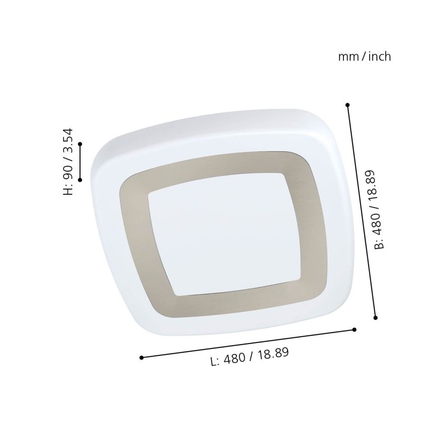 Eglo - LED Deckenleuchte LED/22W/230V