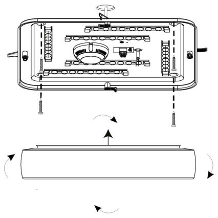 Eglo - LED Deckenleuchte LED/22W/230V