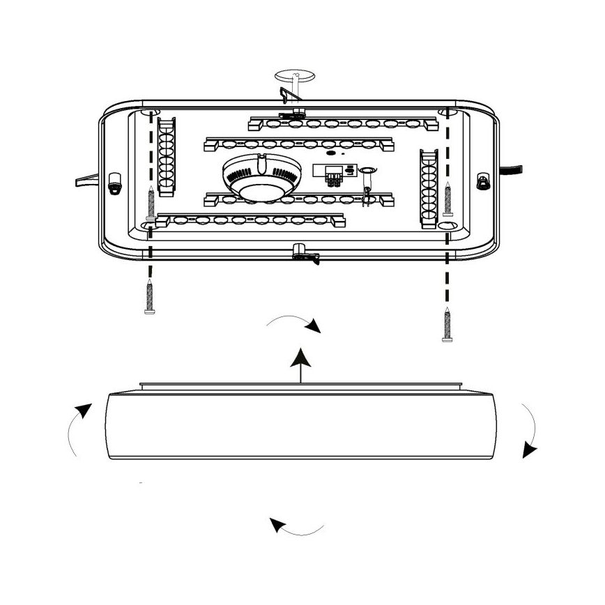 Eglo - LED Deckenleuchte LED/22W/230V