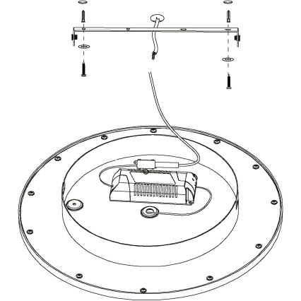 Eglo - LED-RGB-Dimmer-Deckenleuchte TURCONA-C LED/15W/230V + Fernbedienung