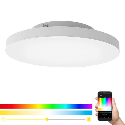 Eglo - LED-RGB-Dimmer-Deckenleuchte TURCONA-C LED/20W/230V + Fernbedienung