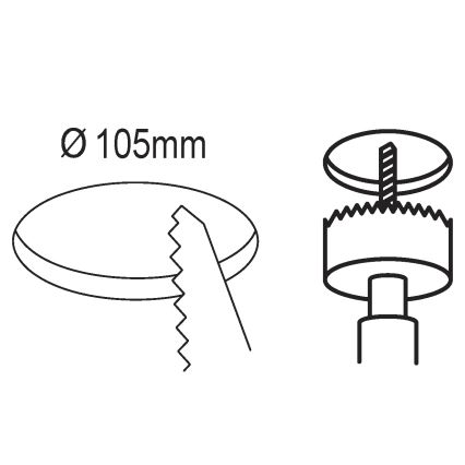 Eglo - LED Einbauleuchte LED/5,5W/230V