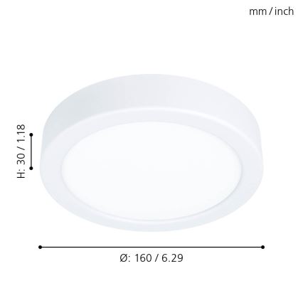 Eglo - LED Deckenleuchte LED/10,5W/230V