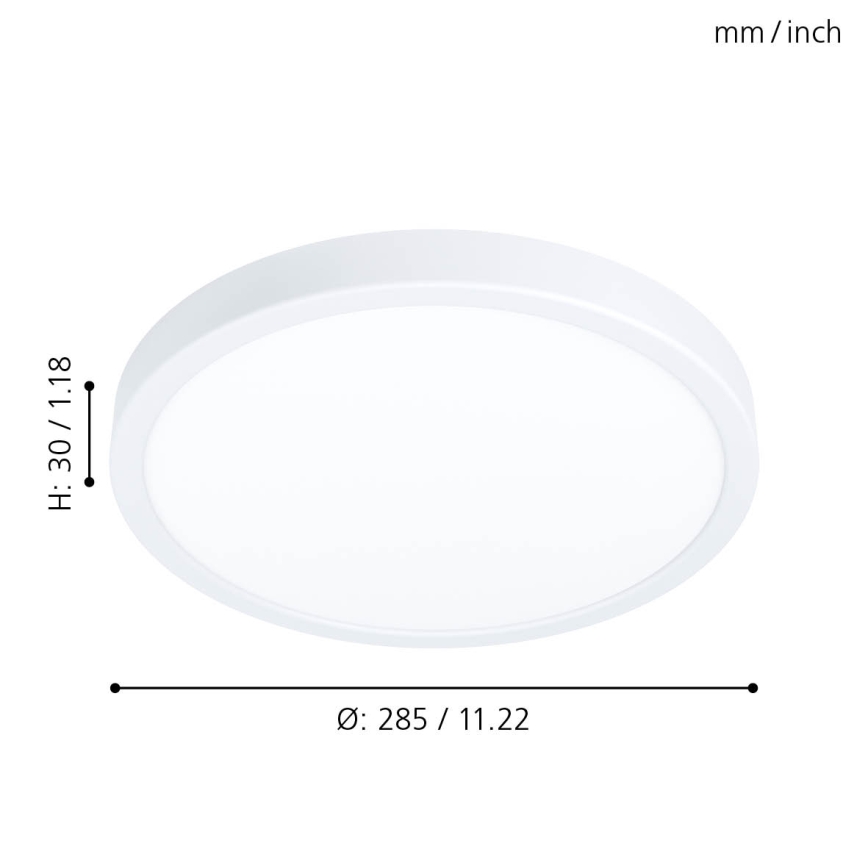 Eglo - LED dimmbare Deckenbeleuchtung LED/20W/230V
