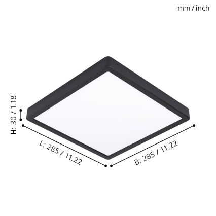 Eglo - LED Bad-Deckenleuchte LED/20W/230V IP44