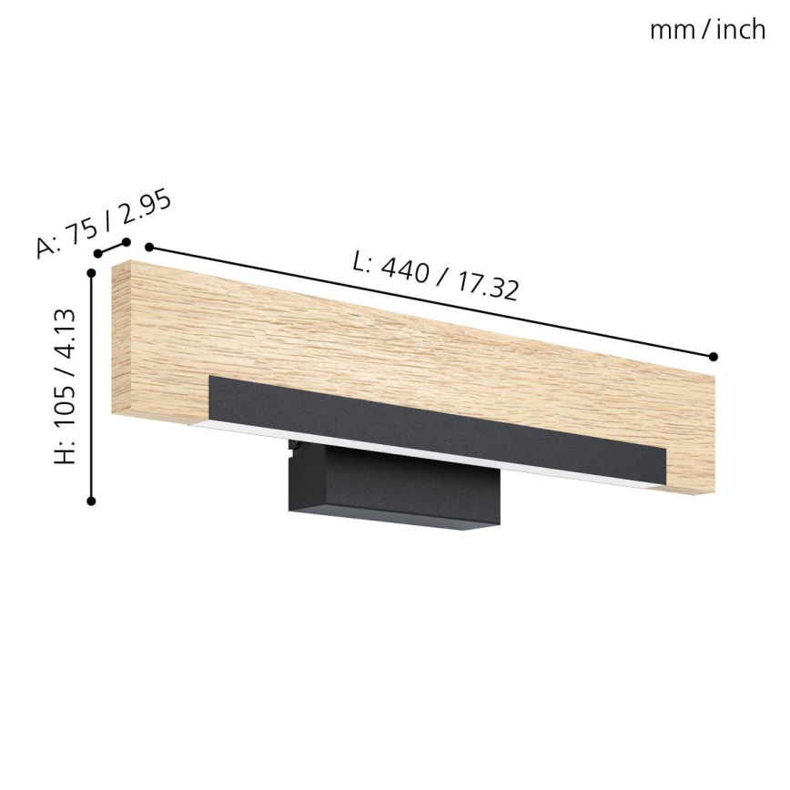Eglo - LED-Wandleuchte LED/9,6W/230V