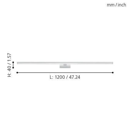Eglo - LED Badezimmer-Spiegelleuchte LED/14W/230V 4000K 120 cm IP44