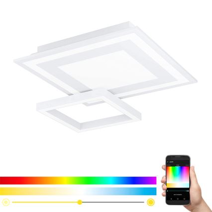 Eglo - LED RGB Deckenleuchte SAVATAEILA-C LED/20W/230V + FB