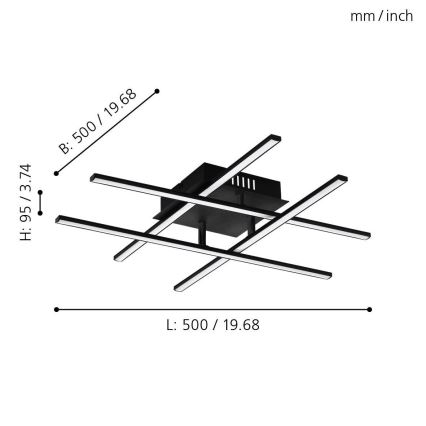 Eglo - LED Deckenleuchte LED/5,2W/230V