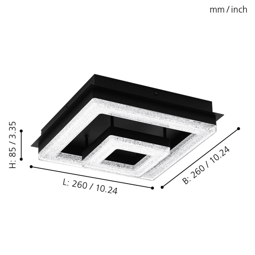 Eglo - LED Deckenleuchte LED/12W/230V