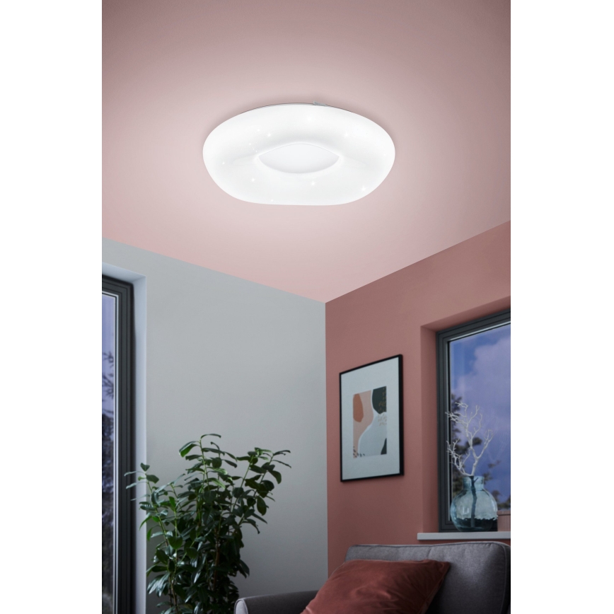 Eglo - Dimmbare LED-Deckenleuchte LED/18W/230V + Fernbedienung