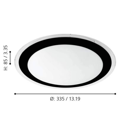 Eglo - LED Deckenleuchte LED/18W/230V