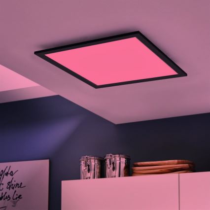 Eglo - LED RGBW dimmbare Deckenleuchte SALOBRENA-C LED/20W/230V + Fernbedienung