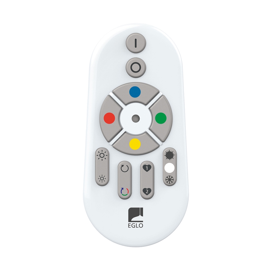 Eglo - Dimmbare LED-RGB-Deckenleuchte SALOBRENA-C LED/30,5W/230V + Fernbedienung