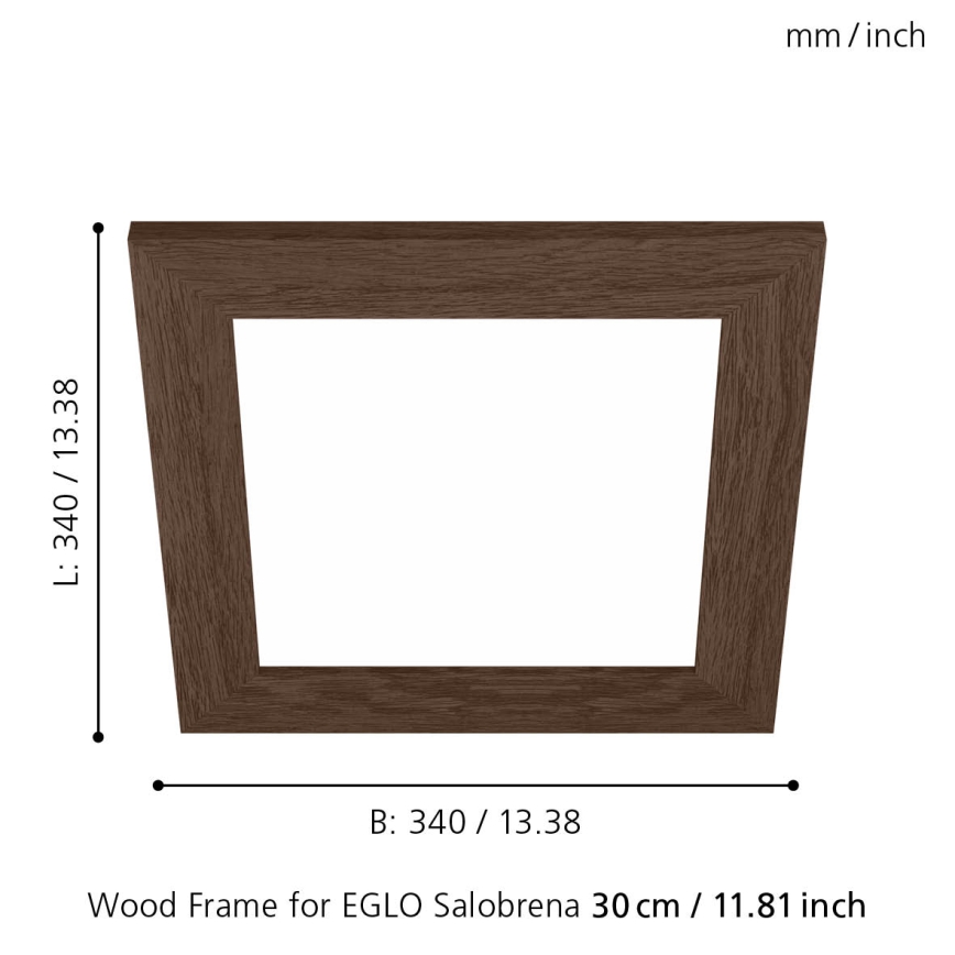 Eglo 99425 - Rahmen für Deckenleuchte SALOBRENA 300x300 mm