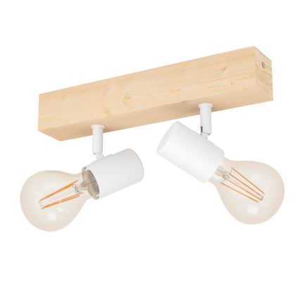 Eglo - Strahler TOWNSHEND 2xE27/60W/230V - FSC-zertifiziert