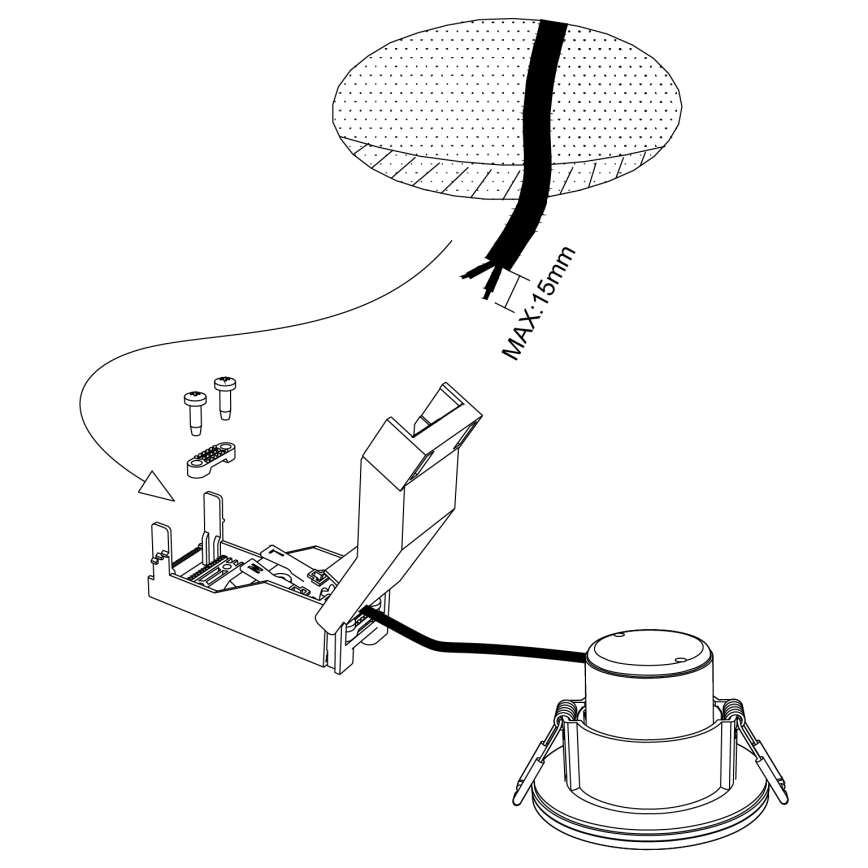 Eglo - LED dimmbare Badezimmerleuchte LED/6W/230V 4000K IP44