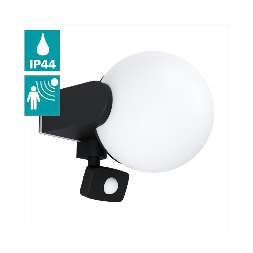 Eglo - Außenwandleuchte mit Sensor  1xE27/15W/230V IP44